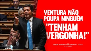 Ventura não poupa ninguém "Tenham Vergonha!"