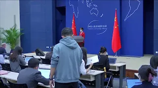 LIVE: Chinese foreign ministry holds daily news conference