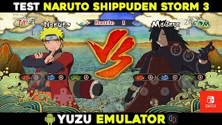 Test NARUTO SHIPPUDEN: Ultimate Ninja STORM 3| Yuzu Emulator Android| Chip SD 870| Mode Free Battle