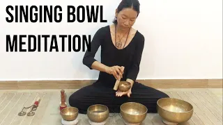 SINGING BOWL MEDITATION | Relaxation | Healing | stress relief