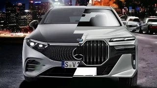 2024 MERCEDES BENZ EQS VS 2024 BMW i7 (COMPARISON VIDEO)