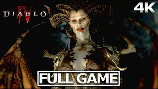 DIABLO 4 Full Gameplay Walkthrough / No Commentary 【FULL GAME】4K 60FPS Ultra HD