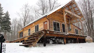 A Blizzard Is Coming!  We Are Better Prepared for Winter Snow Storms at the Off Grid Cabin