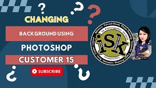 Changing background using adobe photoshop Costumer 15