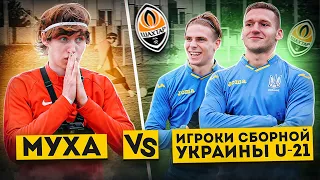 МУХА vs ИГРОКИ СБОРНОЙ УКРАИНЫ U-21/ ЖИЗНЬ в ШАХТЁРЕ/ ДЕБЮТ в ЛЧ/ ПРЕМИАЛЬНЫЕ в 1 000 000 ГРН!?