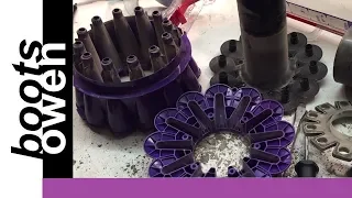 How to take apart and clean Dyson DC40 dust canister and vortex cyclones