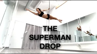 How to do the Superman Tumble Drop - Pole Dancing Tutorials by ElizabethBfit