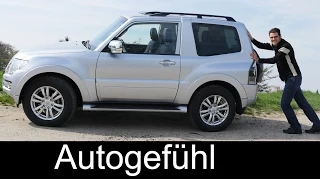 Mitsubishi Pajero Montero 3-door compact FULL REVIEW test driven - Autogefühl