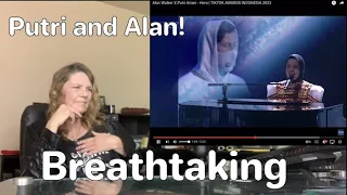 Beautiful Putri Ariani & Alan Walker  Hero TIKTOK AWARDS Reaction