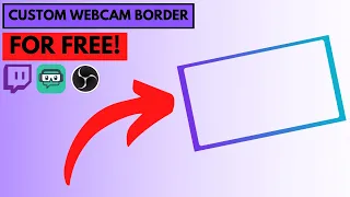 How to Create a Custom Webcam Border FOR FREE and add it in SLOBS!