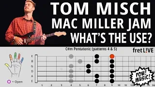 Tom Misch Mac Miller Jam on "What's the Use" GUITAR LESSON w/ fretLIVE