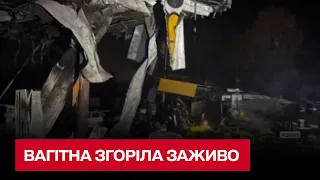 Через обстріл Дніпра в авто заживо згоріла вагітна жінка