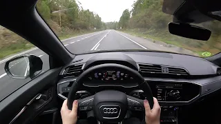 Audi Q3 Sportback 35 TDI S Tronic Black Line (2020) POV Test Drive