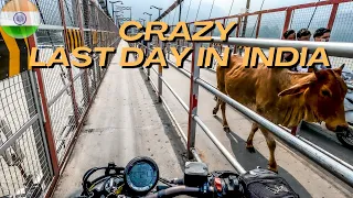 Crazy LAST DAY in INDIA - Had to wake up Custom officers to make my way into NEPAL -  Motovlog EP65