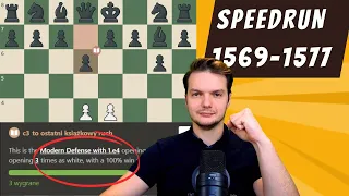 OBRONA NOWOCZESNA BIAŁYMI 1.e4 g6 - prosty schemat dla średniozaawansowanych | #speedrun #szachy