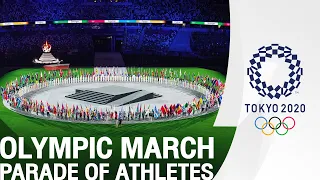 OLYMPIC MARCH | Parade of Athletes | Tokyo 2020 Closing Ceremony | FULL