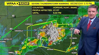 Live radar: Threat of severe weather in North Texas on Thursday