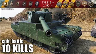 Type 5 Heavy офигенный нагиб 🌟 медаль Колобанова, 10 фрагов 🌟 World of Tanks лучший бой на тт