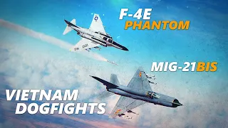 Vietnamese Mig-21Bis Vs F-4E Phantom Mod | Digital Combat Simulator | DCS |