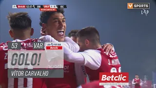 Golo Vítor Carvalho: Braga (1)-0 Vitória SC (Liga 23/24 #16)