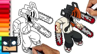 How To Draw Chainsaw Man