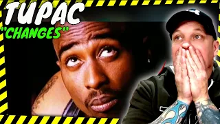 TUPAC ( 2Pac ) With A Hard Hitting Message in " Changes " [ First Time Reaction Reaction ]