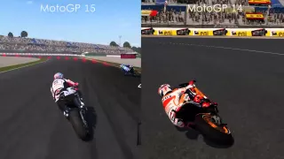 MotoGP™15   Vs MotoGP™14 Comparison Gameplay HD 720p