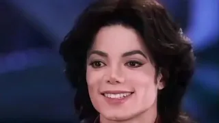 Michael Jackson being adorable and annoyed at the same time throughout the interview ❤💀