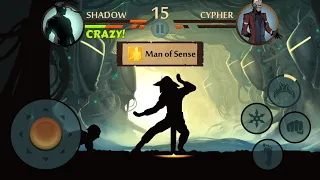 Shadow Fight 2 - Defeating Cypher after losing my weapon