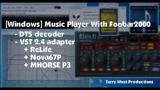 Kustomisasi Foobar2000 Suara Jernih Bass Glerr Menggunakan VST Plugins dan DTS decoder