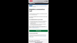 How to register your Coronavirus test kit