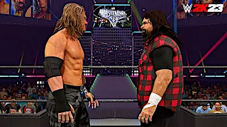 WWE 2K23: EDGE VS. MICK FOLEY (HARDCORE MATCH) | WRESTLEMANIA 22