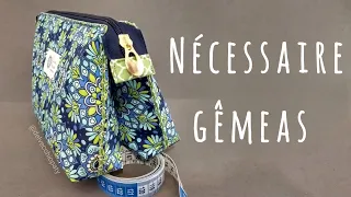 Passo a passo Nécessaire Gêmeas! twin bag tutorial! #diy #costuracriativa #delvecchiopaty