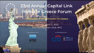 23rd Annual Capital Link Invest in Greece Forum on April 11, 2022 - Promo Video