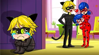 Baby Ladybug and Baby Cat Noir - Miraculous Animation