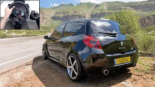 Forza Horizon 5 - Renault Clio R.S. 2010 - Logitech g29 gameplay | PC 4K