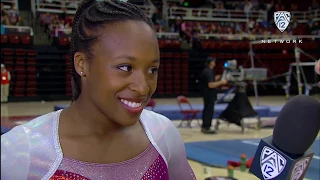 Stanford gymnastics' Elizabeth Price on perfect 10 on senior night: 'It was the icing on the cake'