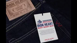 SUPER HEAVY SELVEDGE DENIM: Iron Heart 21oz IH555-01 *REVIEW*