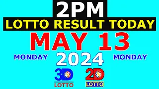 Lotto Result Today 2pm May 13 2024 (PCSO)