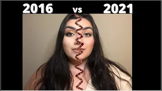 2016 vs 2021 Makeup Trend!