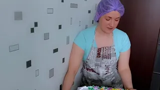 Украшение ОГРОМНОГО торта на ЮБИЛЕЙ белковым кремом ! Торт на ЮБИЛЕЙ!