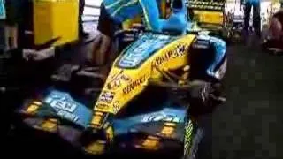 Renault F1 Car playing God Save The Queen