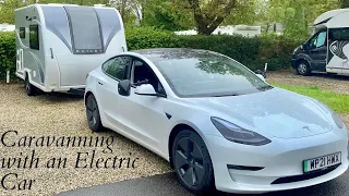 Can You Tow a Caravan with an Electric Car? Towing a Bailey Discovery D4-2 with a Tesla