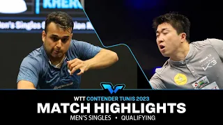 Amir Hossein Hodaei vs Takuya Jin | MS Qual | WTT Contender Tunis 2023