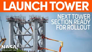 New Launch Tower Section Prepped for Transport | SpaceX Boca Chica