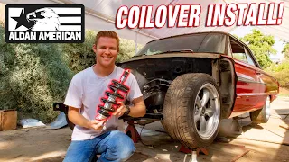 My Red Galaxie Get's Aldan American Coilovers! *First Time On The Ground in 1 YEAR!*