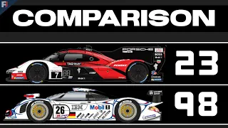 1998 Le Mans Era Vs 2023 Le Mans Era | ft @getfasterE36