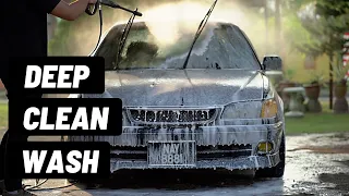Toyota Corolla Ae111 - Deep Clean Wash, Exterior Detailing | Foam Wash & Wax Daily Driven Car |