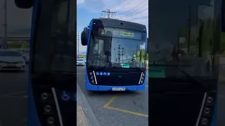 Электробус КАМАЗ-6282 в Сочи #сочи #электробус #автобусы #сочисегодня #сочиавтобус