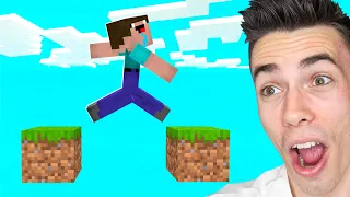 LEKCJA PARKOURA Z NOOBKIEM w Minecraft! *ŚMIESZNE*